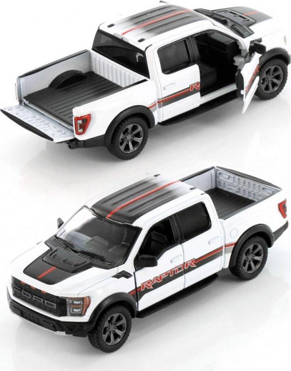 Kinsmart 2022 Ford F-150 Raptor Pickup Truck Livery Edition Diecast Araba - Image 1