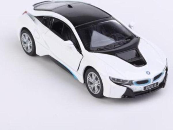 Kinsmart Bmw I8 Çek Bırak 1/36 Die Cast Model Araç - Image 1
