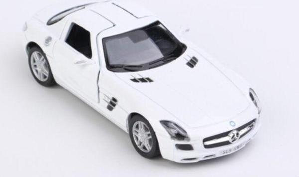 Kinsmart Mercedes Sls Amg Diecast Çek Bırak Model Araba - Image 1