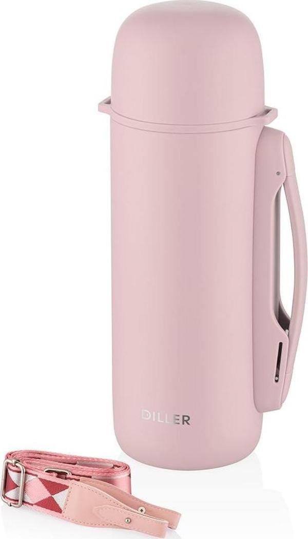Diller Çelik Termos Pembe 1260 ml - Image 1