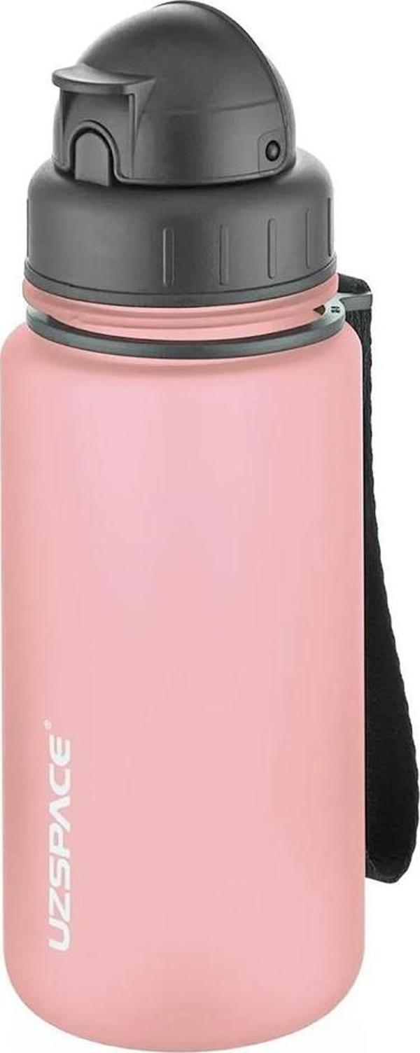 Uzspace Tritan Pipetli Matara Açık Pembe 400 ml - Image 1