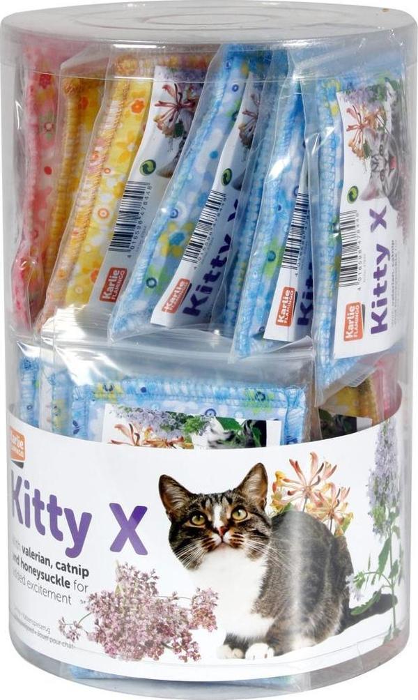 Karlie Kedi Otlu Minder 10X7Cm Karişik Renkli 24Lü - Image 1