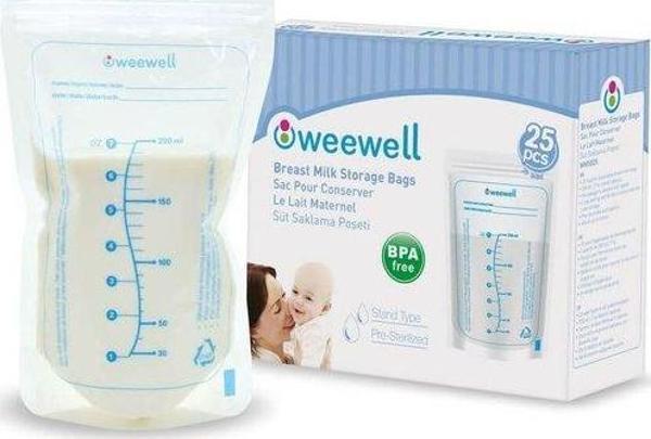Weewell Süt Saklama Poşeti - 25'li WMS825 - Image 1