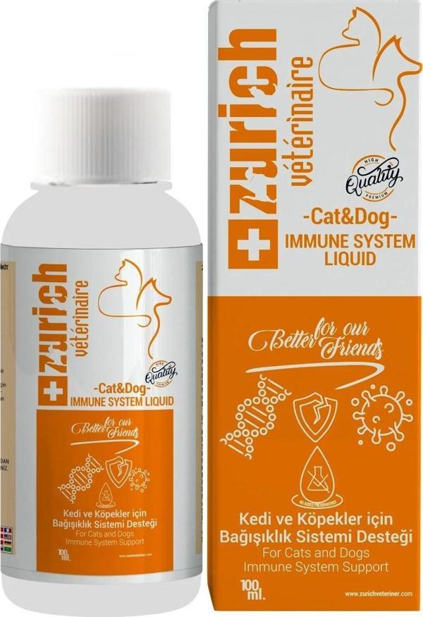 Zurich Kedi Köpek Bağışıklık Güçlendirici Likit 100 ML Sıvı - Image 1