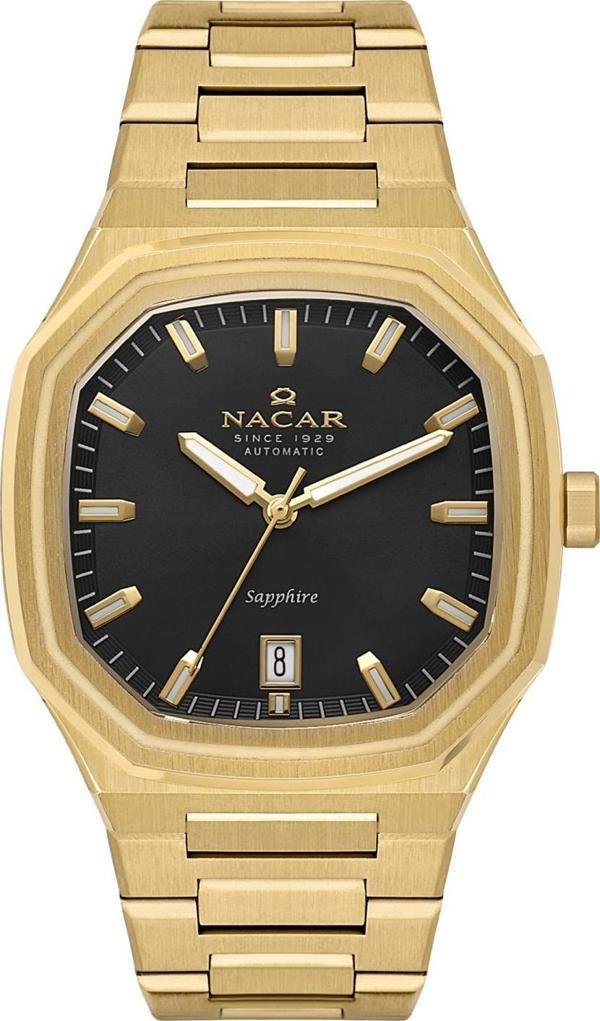 Nacar NC40-290607-DBM Sarı Metal Band Erkek Kol Saati - Image 1