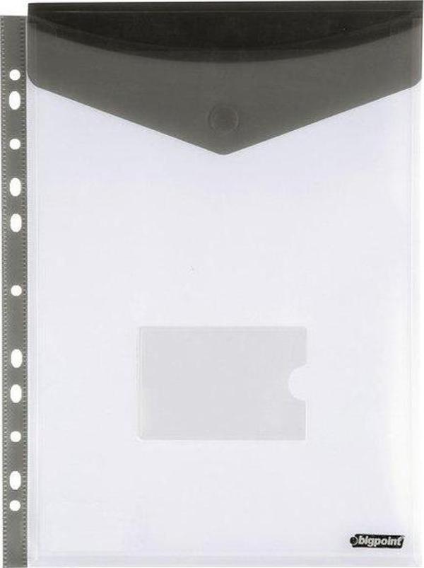 Bigpoint 11 Delikli Dik Cırtlı Dosya A4 Dumanlı - Image 1
