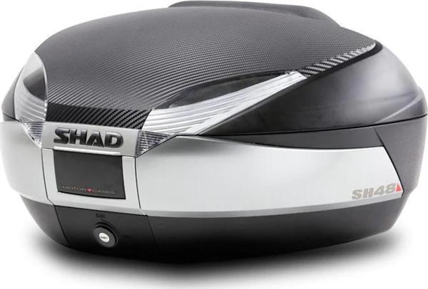 SHAD SH48 TITANIUM+CARBON CANTA+SIRTLIK (48 Litre) D0B48406R - Image 1