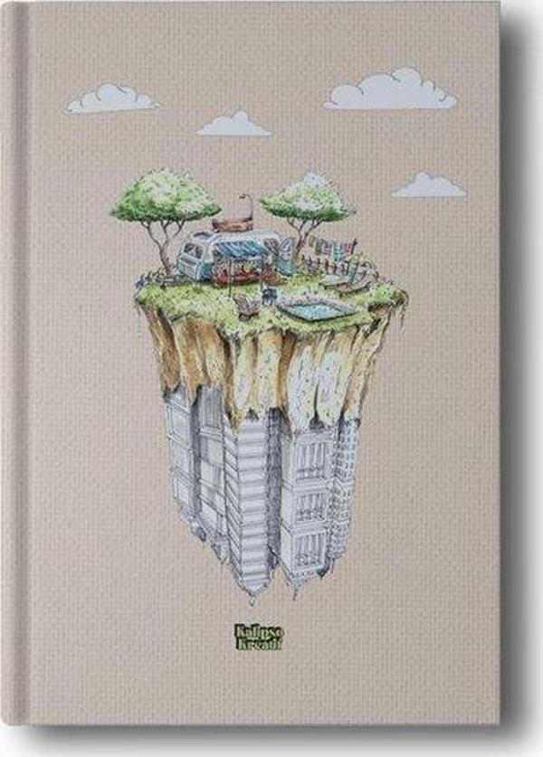 Kalipso Hakan Çapkan 14x20 Karavan Çizgili Butik Defter - Image 1