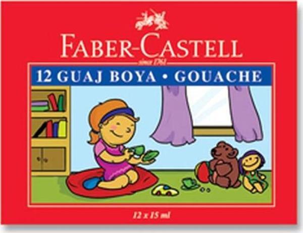 Faber-Castell 12 Renk Guaj Boya - Image 1