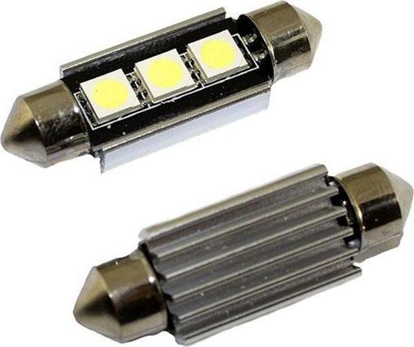Space Ledli Dekoratif Sofit Ampul 2x3 SMD Canbus Beyaz 12V /LAAM153 - Image 1