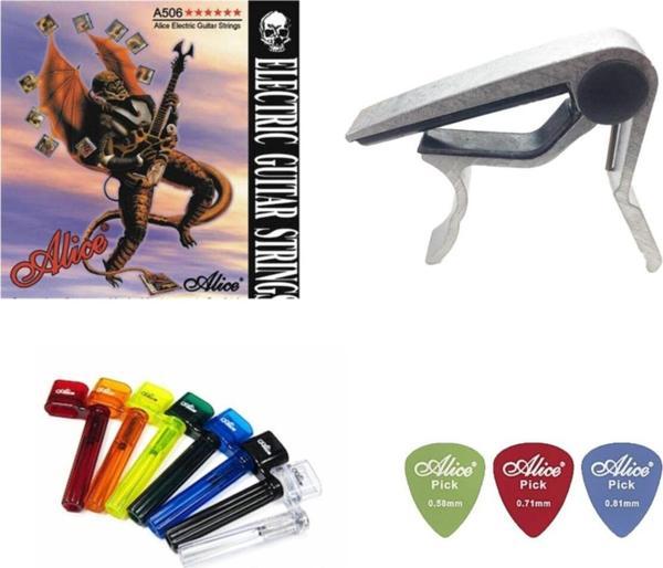 Alice Gitar Teli + Kapo + Burgu Çevirici + Pena Seti - Image 1