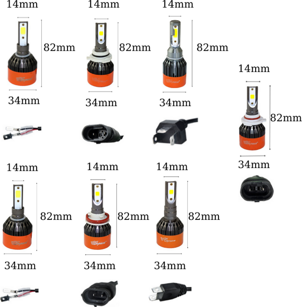 Space Led Far Ampulü Beyaz 48W 12V 8000LM H9006 / LAAM98 - Image 1