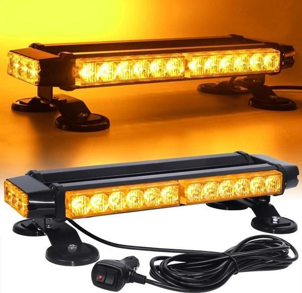 Space Çakar lamba çift taraflı 30 led sarı-sarı 12-24v / LAPA524 - Image 1