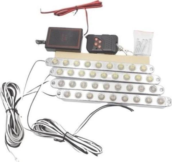 Space Led Lamba 4x9 ledli panjur içi çakar lamba Sarı 24V - Image 1