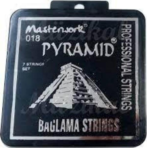 HARMONİ Masterwork Profesyonel Pyramid Saz Teli 0.18 Kısa Sap Bağlama Teli Mızrap Hediyeli - Image 1