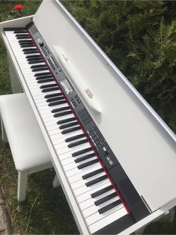 Nemesis Nem-969 Beyaz Renk 88 Tuş Dijital Piyano - Image 1