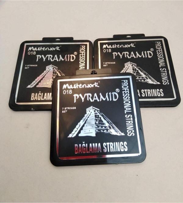 Pyramid 0.18 Kısa Sap Bağlama Teli 3 Paket - Image 1
