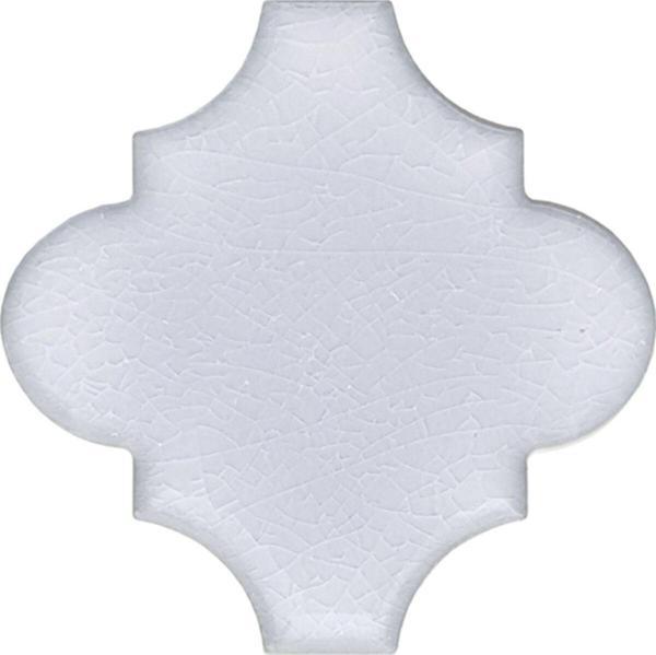 Armada Çini 12X12 Ottoman Düz Arabesk Beyaz Çini - Image 1
