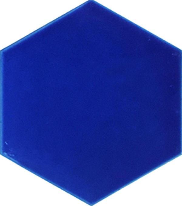 Armada Çini 15X17 Cm Düz Kobalt Altıgen Seramik - Image 1
