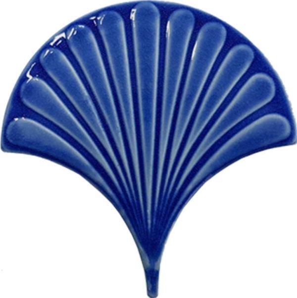 Armada Çini 17X17 Cm Kobalt Istiridye Balık Pulu Seramik  - Image 1
