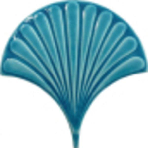 Armada Çini 17X17 Cm Turkuaz Istiridye Balık Pulu Seramik - Image 1