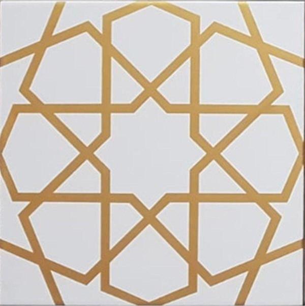 Armada Çini 20X20 Cm Sp 89 Beyaz Metalik Kütahya Çinisi Karo - Image 1