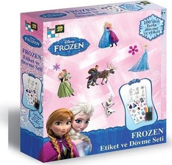 Amav Frozen DA5051 Etiket ve Dövme Seti  - Image 1