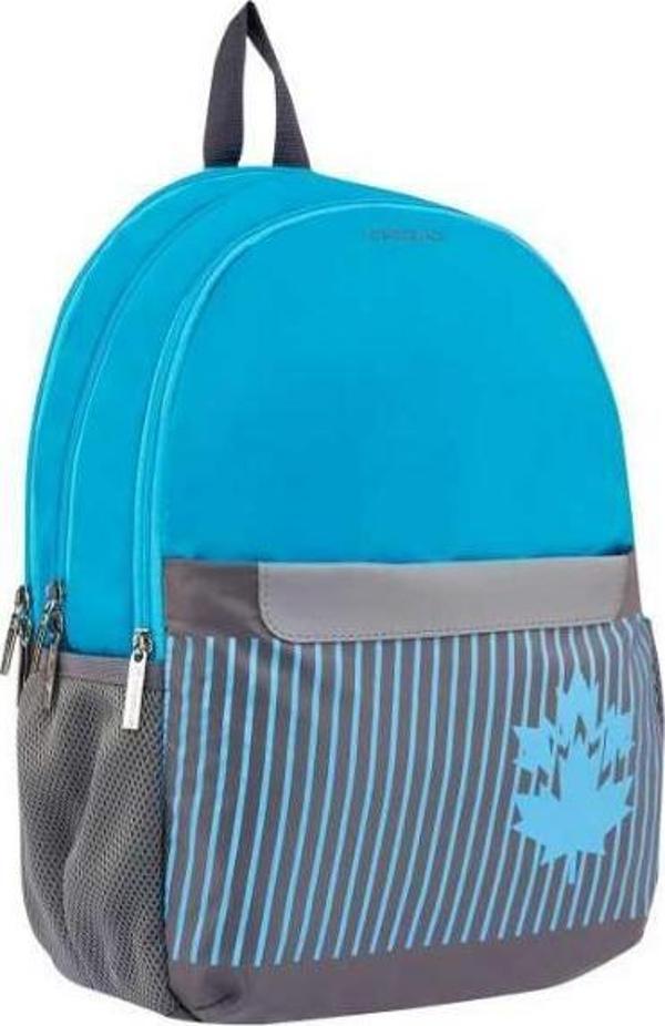 Lumberjack LMCAN24002 Açık Mavi Siyah Şeritli Sırt Çantası - Image 1