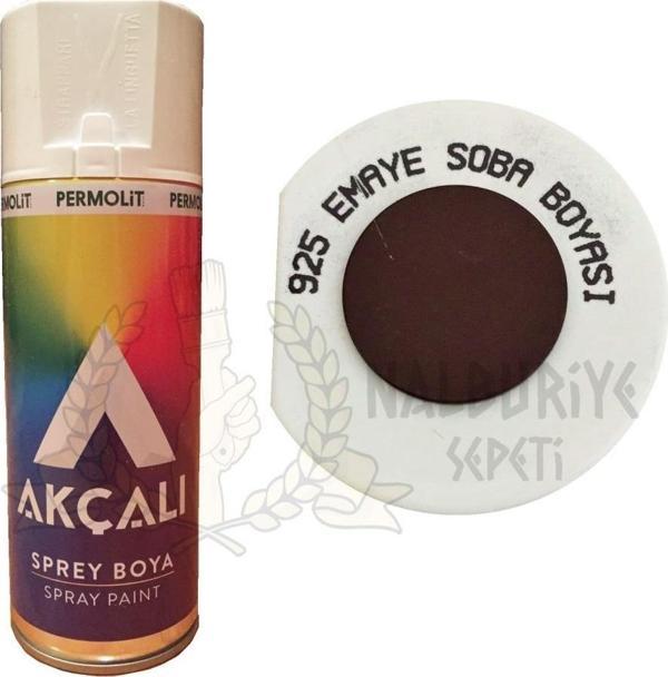 Akçalı Akrilik Sprey Boya EMAYE KAHVERENGİ SOBA BOYASI 400 ml - 925 - Image 1