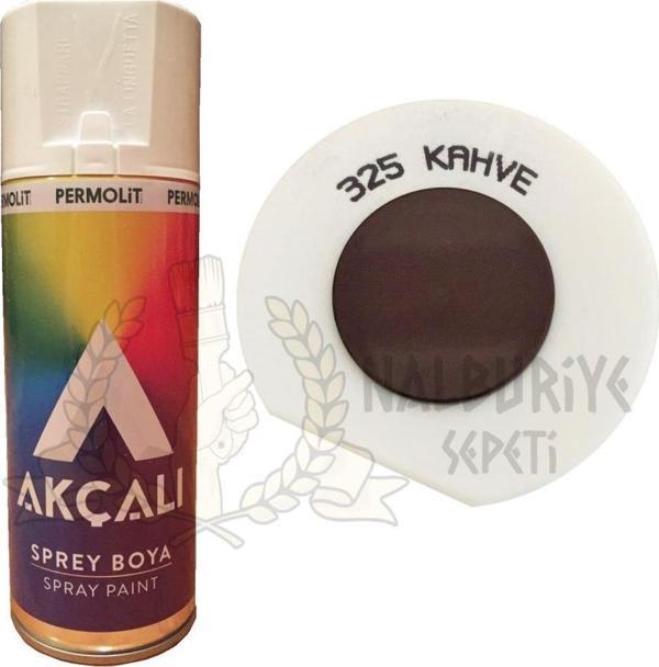 Akçalı Akrilik Sprey Boya KAHVE 400 ml - RAL8016 - 325 - Image 1