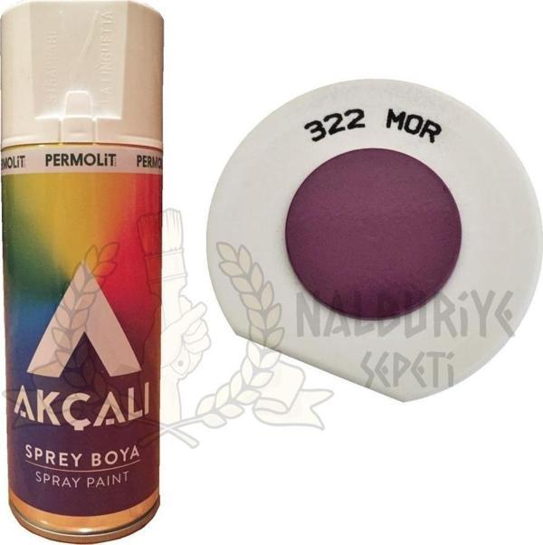 Akçalı Akrilik Sprey Boya MOR 400 ml - 322 - Image 1