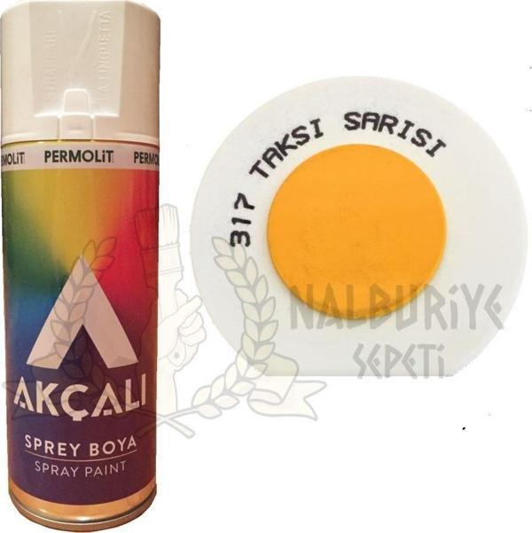 Akçalı Akrilik Sprey Boya TAKSİ SARI 400 ml - 317 - Image 1