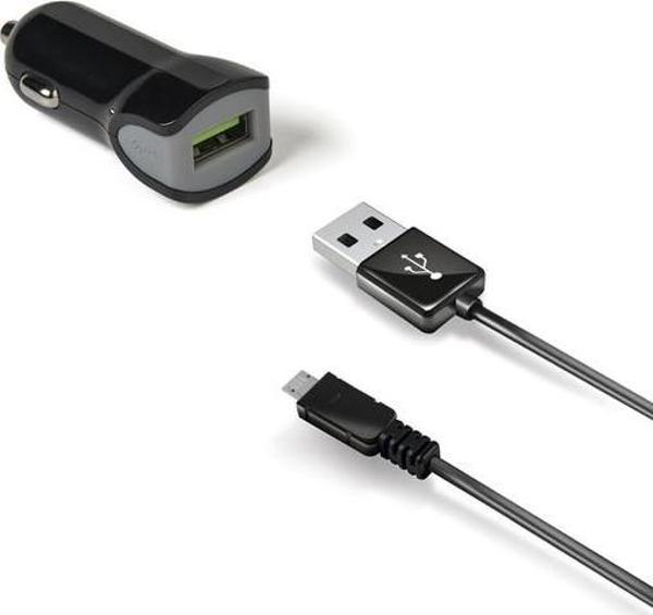 Celly TB Micro USB Siyah Kit Araç Şarjı - Image 1