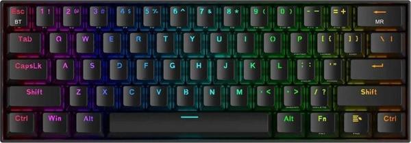 Redragon K530PRO Draconic Türkçe Q 60% Kompakt Kablosuz - Bluetooth 2.4G Brown Switch Mekanik Klavye - Image 1