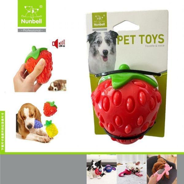 Nunbell Köpek ve Kedi Aromalı Oyuncak Çilek - Image 1