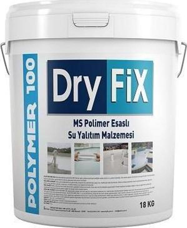 DryFix Polymer100 Polimer Esaslı Su Yalıtım Malzemesi 5 Kg Beyaz - Image 1