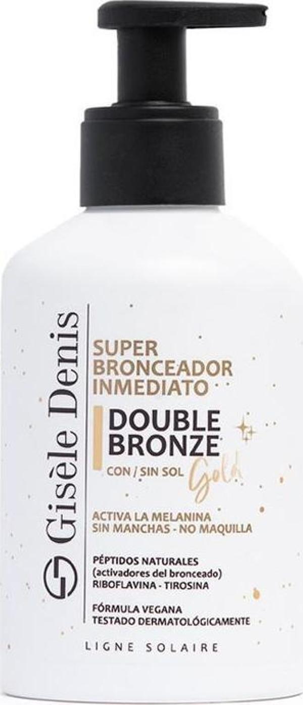 Gisele Denis Double Bronze Altın Tonlu Işıltılı Bronzlaştırıcı 250 ml - Image 1