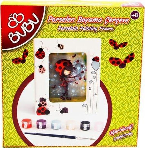 Bu-Bu Porselen Boyama Çerçeve Uğurböceği - Image 1