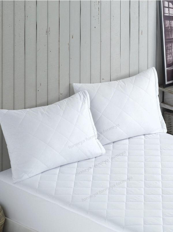 Kapitone Yastık Koruyucu 50*70cm Alez 2 Adet - Image 1