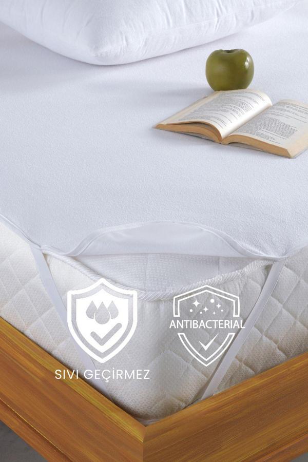 Pamukkale Alez Mikro Lastikli Su Sıvı Geçirmez Yatak Koruyucu Alez (16 Farklı Ebat) - Image 1