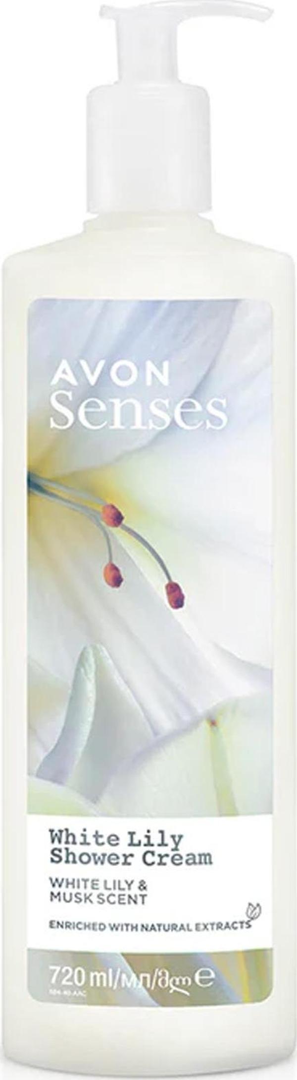 Senses White Lily Beyaz Zambak Kokulu Duş Jeli 720 Ml. - Image 1