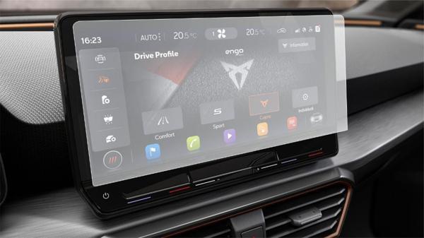 Cupra Leon 10 inç Multimedya Mat Ekran Koruyucu Şeffaf - Image 1