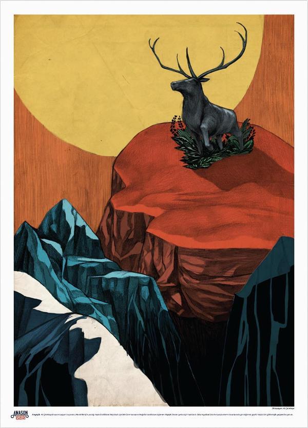 Alageyik, Poster 50x70cm - Image 1