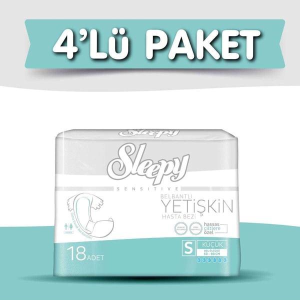 Sleepy 4'lü Small Yetişkin Bezi 18 Adet - Image 1
