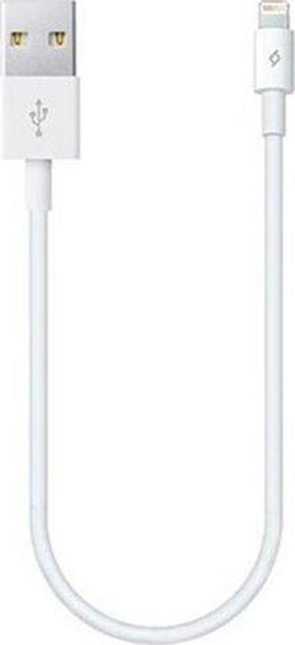 ttec Minicable 30 cm iPhone Beyaz Şarj Kablosu - Image 1