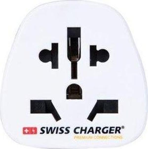 Swiss Charger SCP 20061 Travel Universal Beyaz Seyahat Adaptörü - Image 1