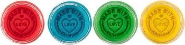 ChildGen Doğal Oyun Hamuru 4 x 125 gr Set (Sarı, Kırmızı, Mavi, Yeşil) - Image 1