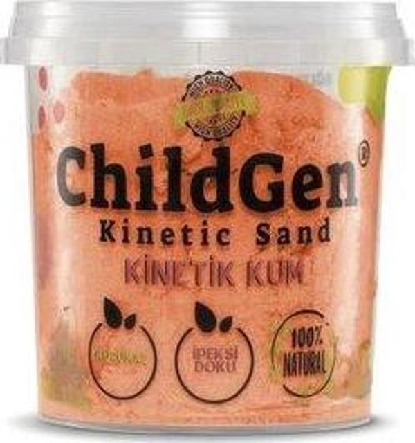 ChildGen Doğal Kinetik Kum 500 gr Turuncu - Image 1