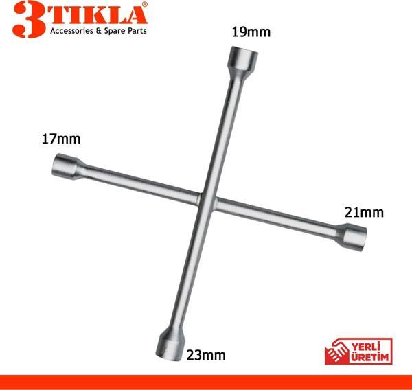4 lü Çelik Bijon Anahtarı 17mm - 19mm - 21mm - 23mm - Image 1
