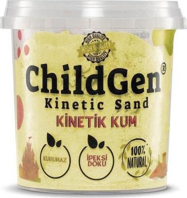 ChildGen Doğal Kinetik Kum 500 gr Sarı - Image 1